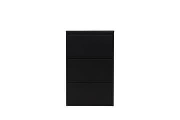 Bonito Skoskap 60x15 cm - Svart - Oppbevaring - Skooppbevaring - Skoskap