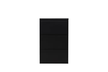 Bonito Skoskap 60x15 cm - Svart - Oppbevaring - Skooppbevaring - Skoskap