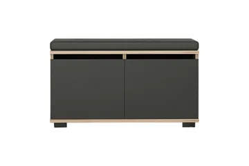 Drago Skoskap 80 cm - Valnøtt/Svart - Oppbevaring - Skooppbevaring - Skoskap