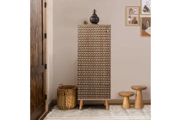 Gelsgan Skoskap 50 cm - Brun - Oppbevaring - Skooppbevaring - Skoskap