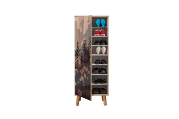 Gelsgan Skoskap 50 cm - Flerfarget - Oppbevaring - Skooppbevaring - Skoskap