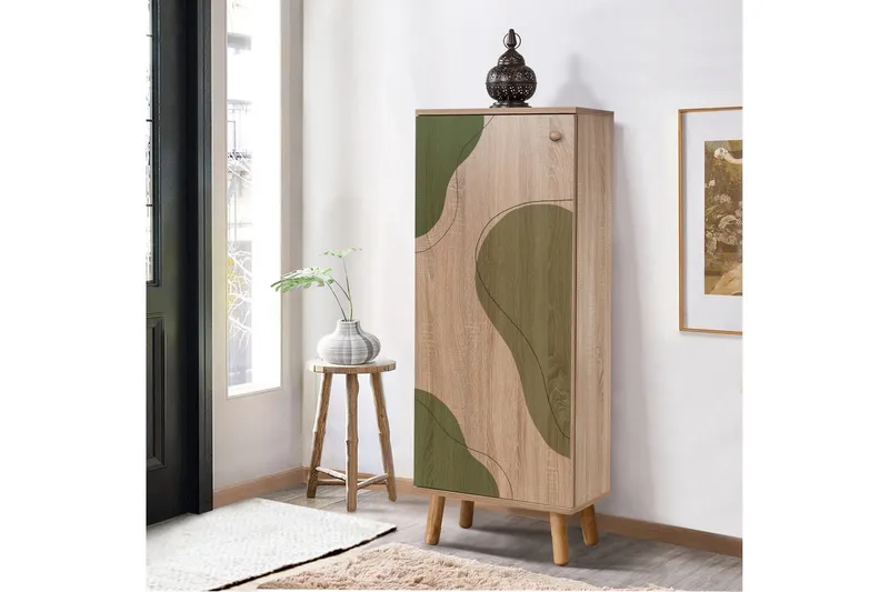 Gelsgan Skoskap 50 cm - Green - Oppbevaring - Skooppbevaring - Skoskap