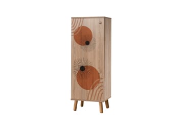 Gelsgan Skoskap 50 cm - Lyse brun - Oppbevaring - Skooppbevaring - Skoskap