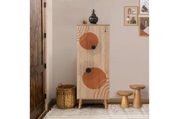 Gelsgan Skoskap 50 cm - Lyse brun - Oppbevaring - Skooppbevaring - Skoskap