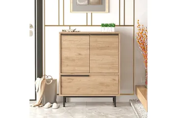 Liyakat Skoskap 74,8 cm - Valnøtt - Oppbevaring - Skooppbevaring - Skoskap