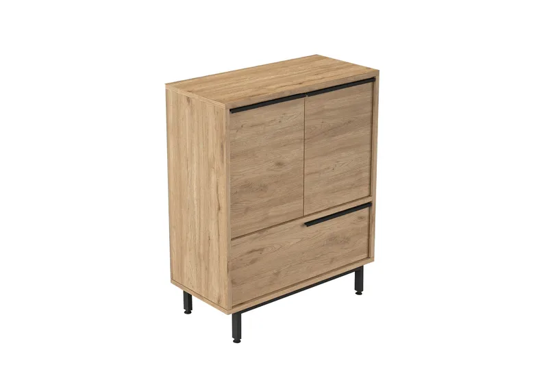 Liyakat Skoskap 74,8 cm - Valnøtt - Oppbevaring - Skooppbevaring - Skoskap