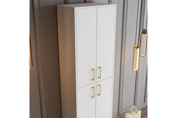 Retzow Skoskap 60 cm - Gull/Hvit - Oppbevaring - Skooppbevaring - Skoskap