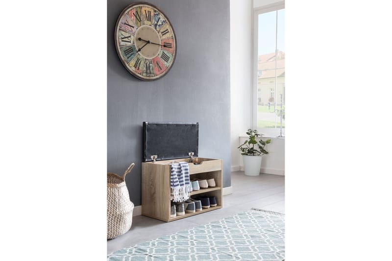 Shiheem Skohylle 60x30 cm - Brun - Oppbevaring - Skooppbevaring - Skoskap