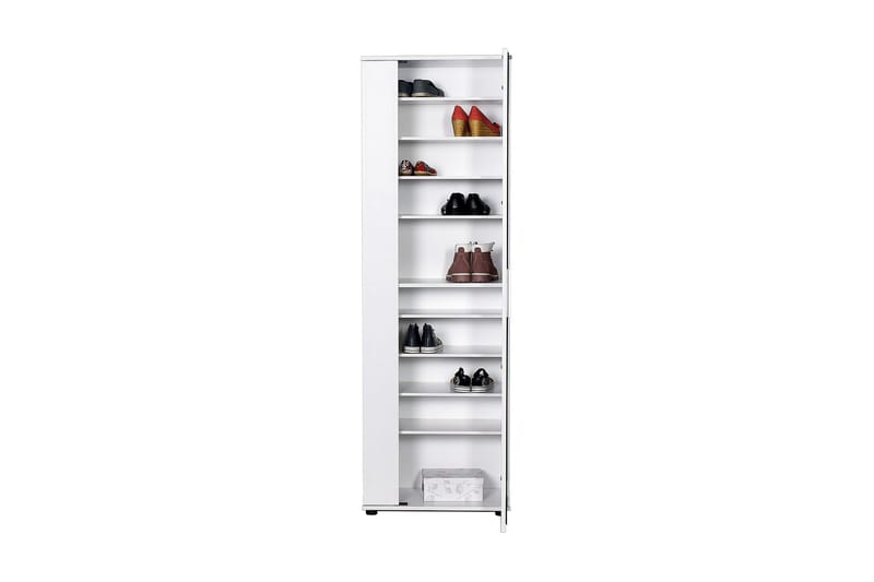 Shoe Cabinet Hvit - Hvit - Oppbevaring - Skooppbevaring - Skoskap