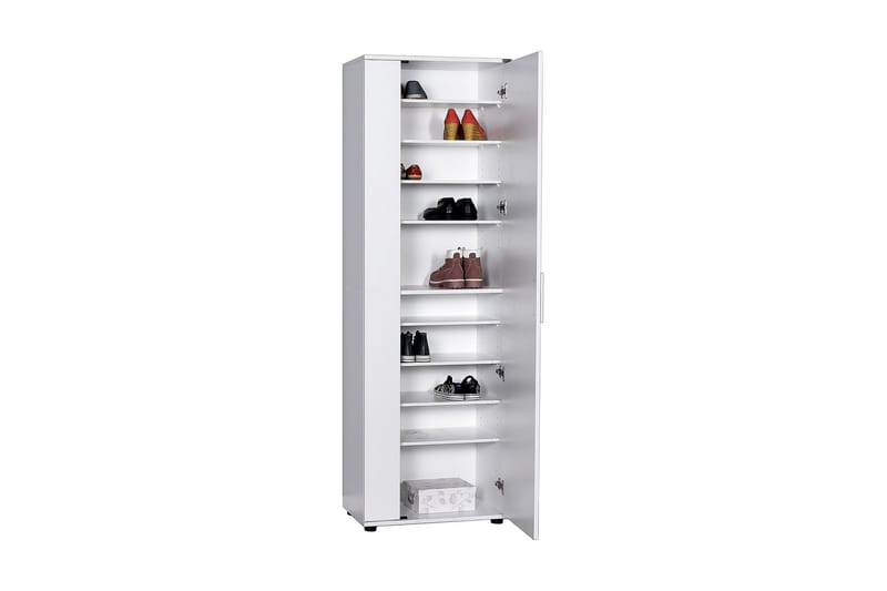 Shoe Cabinet Hvit - Hvit - Oppbevaring - Skooppbevaring - Skoskap