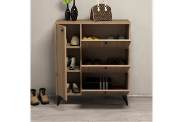 Skoskap Conin skoskap 35x90 cm Natur - Oppbevaring - Skooppbevaring - Skoskap