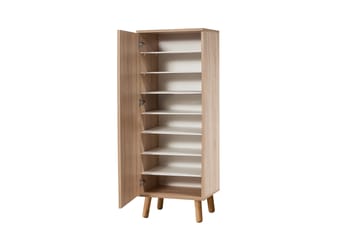 Skoskap Igrario 50 cm - Lyse brun - Oppbevaring - Skooppbevaring - Skoskap