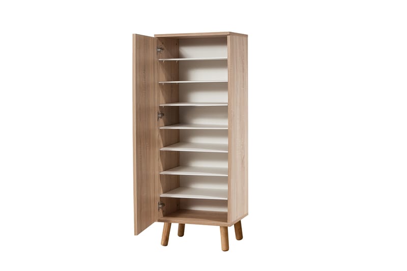 Skoskap Igrario 50 cm - Lyse brun - Oppbevaring - Skooppbevaring - Skoskap