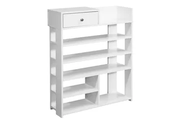 Skoskap Wohnling Foliert sponplate Åpen hylle 1 skuff - Oppbevaring - Skooppbevaring - Skohylle & skostativ