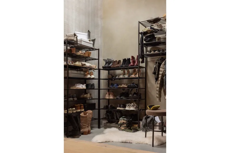 Skostativ Ferro - 4 hyller - Oppbevaring - Skooppbevaring - Skohylle & skostativ