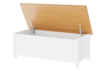 Storys Skobenk 99 cm - Hvit - Oppbevaring - Skooppbevaring - Skobenk & skohylle med benk