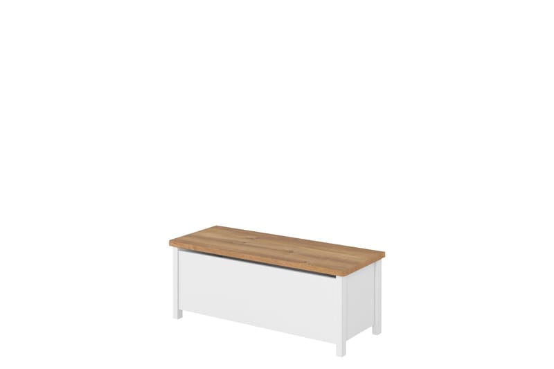 Storys Skobenk 99 cm - Hvit - Oppbevaring - Skooppbevaring - Skobenk & skohylle med benk