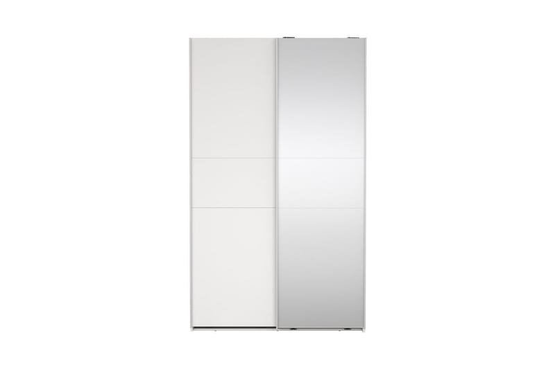 Takeru Garderobe med Speil 119x200 cm - Hvit - Oppbevaring - Garderober & garderobesystem