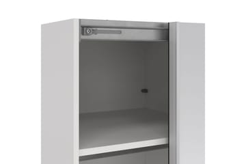 Takeru Garderobe med Speil 119x220 cm - Hvit - Oppbevaring - Garderober & garderobesystem