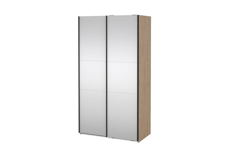 Takeru Garderobe med Speil 119x220 cm, Natur