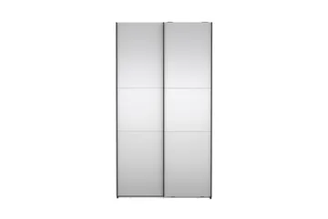 Takeru Garderobe med Speil 119x220 cm - Svart - Oppbevaring - Garderober & garderobesystem