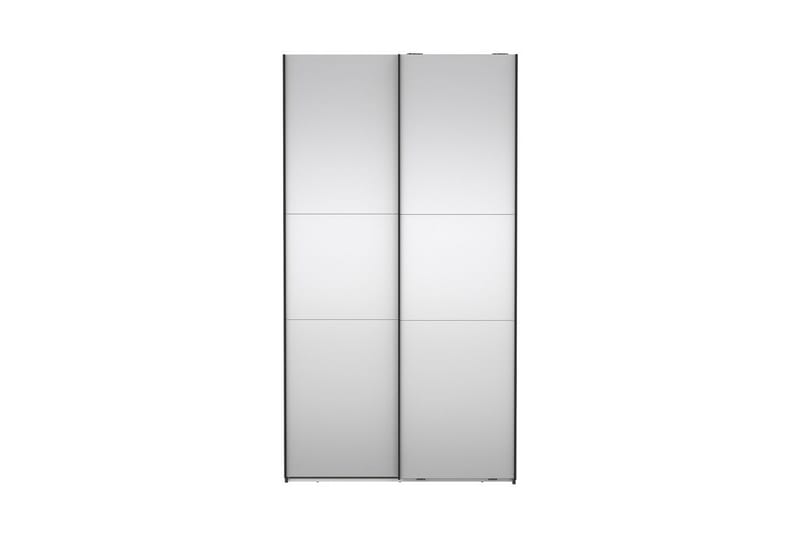 Takeru Garderobe med Speil 119x220 cm - Svart - Oppbevaring - Garderober & garderobesystem