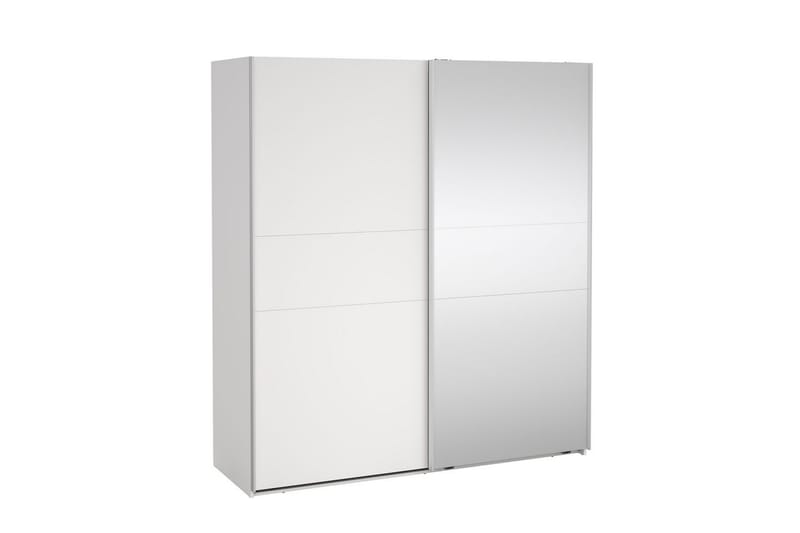 Takeru Garderobe med Speil 179x200 cm - Hvit - Oppbevaring - Garderober & garderobesystem