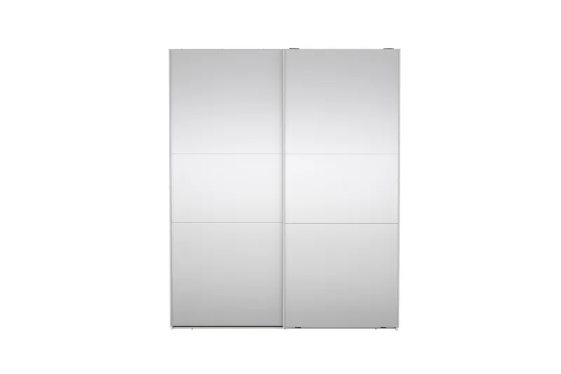 Takeru Garderobe med Speil 179x220 cm - Hvit - Oppbevaring - Garderober & garderobesystem