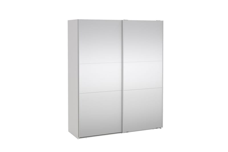 Takeru Garderobe med Speil 179x220 cm - Hvit - Oppbevaring - Garderober & garderobesystem