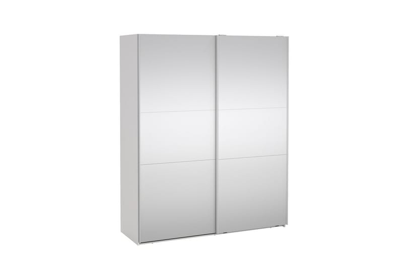 Takeru Garderobe med Speil 179x220 cm - Hvit - Oppbevaring - Garderober & garderobesystem