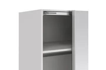 Takeru Garderobe med Speil 179x220 cm - Hvit - Oppbevaring - Garderober & garderobesystem