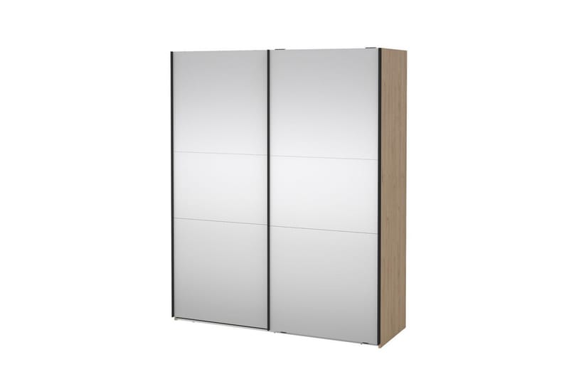 Takeru Garderobe med Speil 179x220 cm, Natur