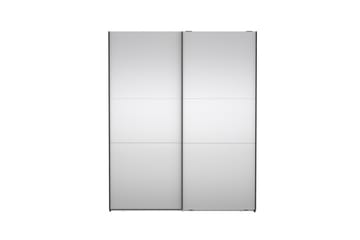 Takeru Garderobe med Speil 179x220 cm - Svart - Oppbevaring - Garderober & garderobesystem