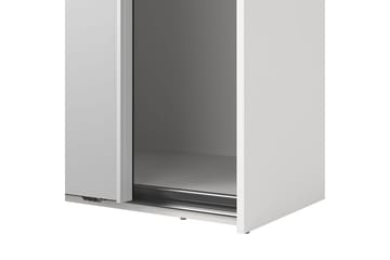 Takeru Garderobe med Speil 179x221 cm - Hvit - Oppbevaring - Garderober & garderobesystem