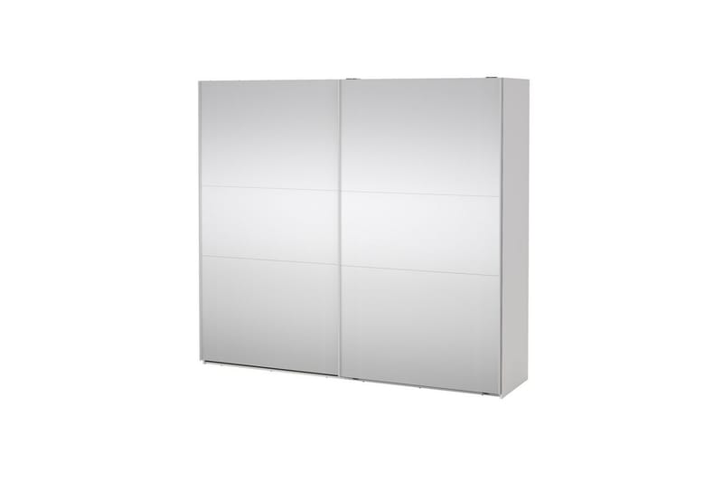 Takeru Garderobe med Speil 244x220 cm - Hvit - Oppbevaring - Garderober & garderobesystem
