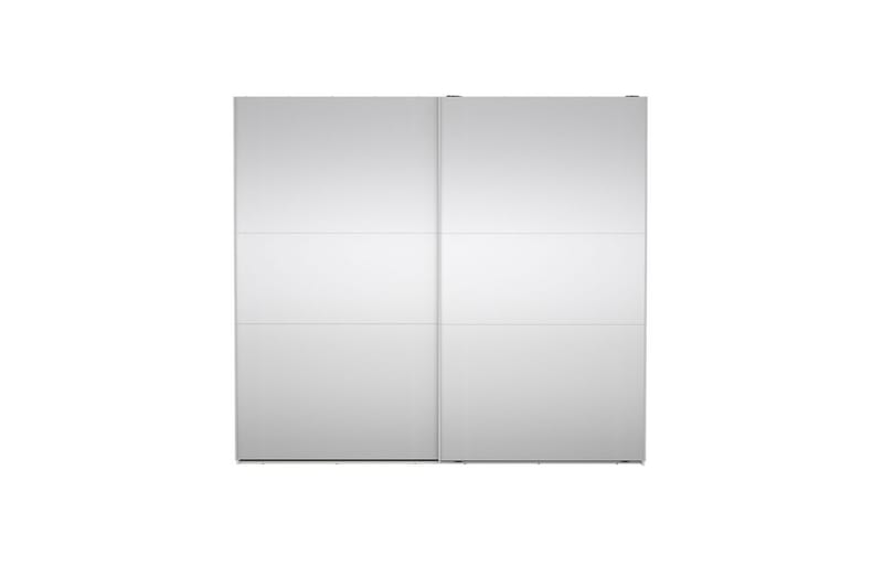 Takeru Garderobe med Speil 244x220 cm - Hvit - Oppbevaring - Garderober & garderobesystem