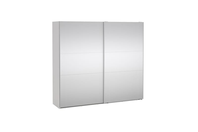 Takeru Garderobe med Speil 244x220 cm - Hvit - Oppbevaring - Garderober & garderobesystem