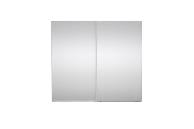 Takeru Garderobe med Speil 244x220 cm - Hvit - Oppbevaring - Garderober & garderobesystem