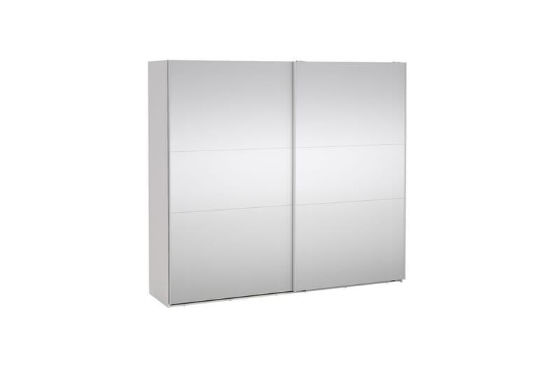 Takeru Garderobe med Speil 244x220 cm - Hvit - Oppbevaring - Garderober & garderobesystem