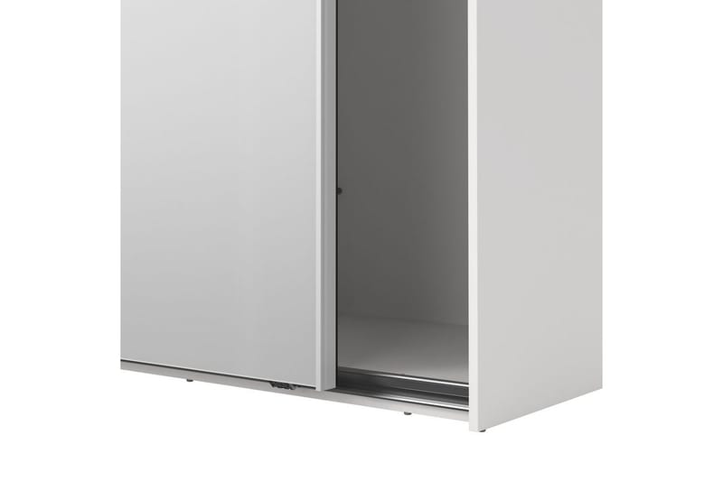 Takeru Garderobe med Speil 244x220 cm - Hvit - Oppbevaring - Garderober & garderobesystem