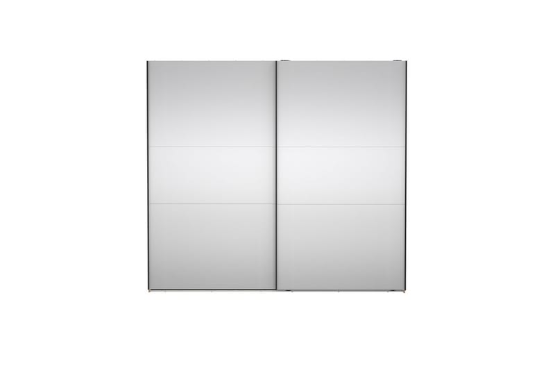 Takeru Garderobe med Speil 244x220 cm - Natur - Oppbevaring - Garderober & garderobesystem