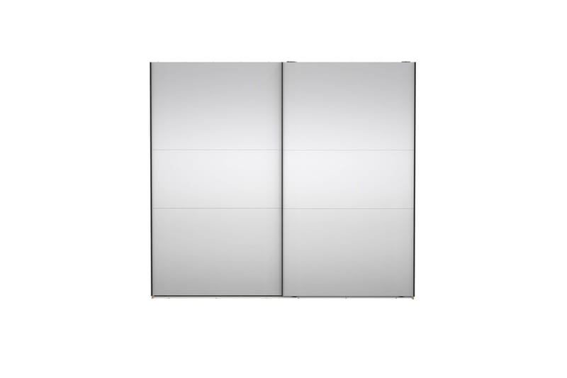 Takeru Garderobe med Speil 244x220 cm - Natur - Oppbevaring - Garderober & garderobesystem