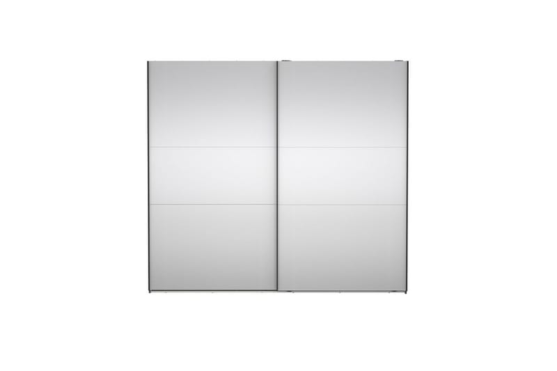 Takeru Garderobe med Speil 244x220 cm - Svart - Oppbevaring - Garderober & garderobesystem