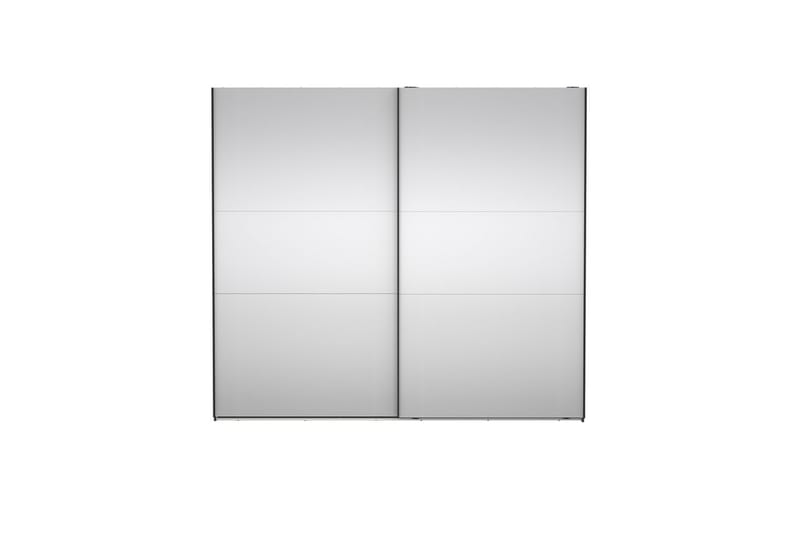 Takeru Garderobe med Speil 244x220 cm - Svart - Oppbevaring - Garderober & garderobesystem