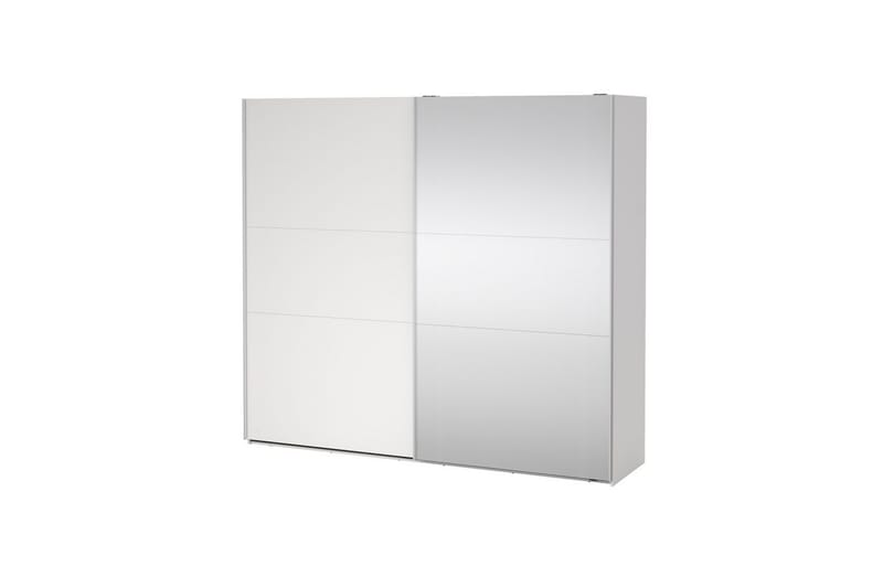 Takeru Garderobe med Speil 244x221 cm - Hvit - Oppbevaring - Garderober & garderobesystem