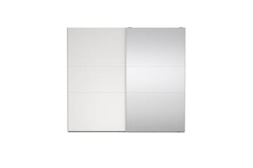 Takeru Garderobe med Speil 244x221 cm - Hvit - Oppbevaring - Garderober & garderobesystem