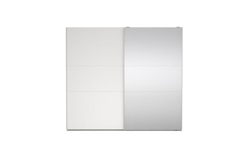 Takeru Garderobe med Speil 244x221 cm - Hvit - Oppbevaring - Garderober & garderobesystem