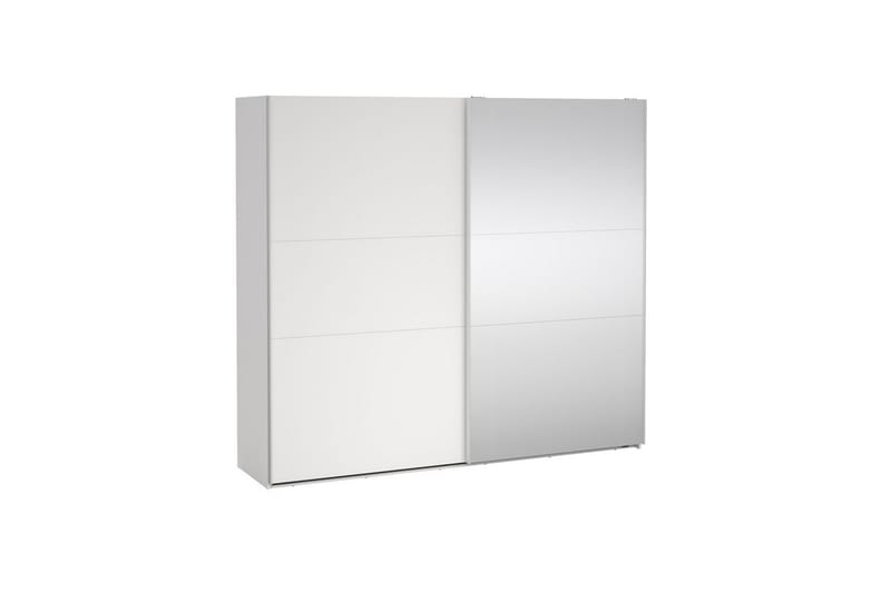Takeru Garderobe med Speil 244x221 cm - Hvit - Oppbevaring - Garderober & garderobesystem
