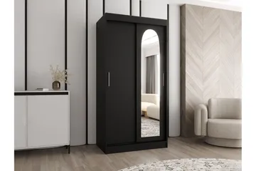Tallmo Garderobe Med Speil 100x200 cm - Oppbevaring - Garderober & garderobesystem