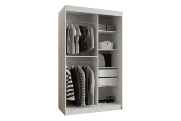 Tallmo Garderobe Med Speil 120x200 cm - Oppbevaring - Garderober & garderobesystem